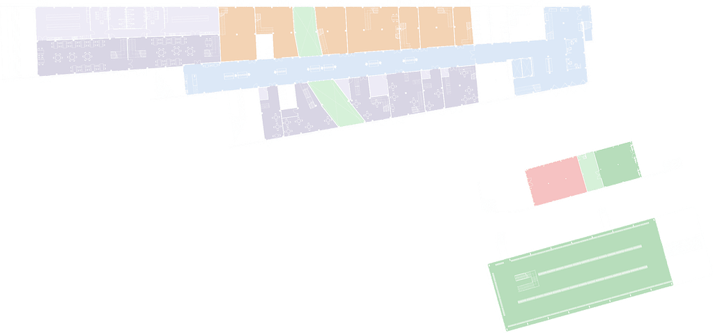 Floor plans of ground floor